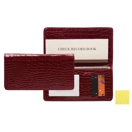 RAIKA Raika RO 164 Yellow Checkbook Cover - Yellow RO 164 YELLOW